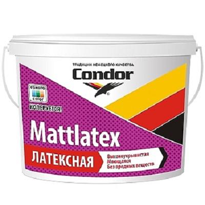Краска латексная для стен и потолков Condor Mattlatex 22,5 кг