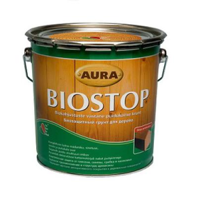 Биозащитный грунт для дерева Aura Biostop 2.7л