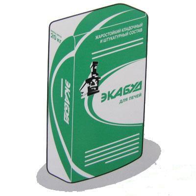 Экабуд для кладки и отштукатуривания печей 20кг