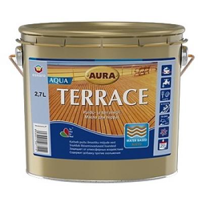 Масло для террас Aura Terrace Aqua 2,7л
