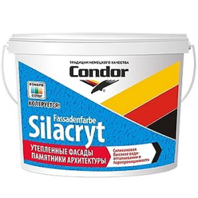 Матовая силиконовая краска Condor Fassadenfarbe-Silacryt 15л (22,5 кг)