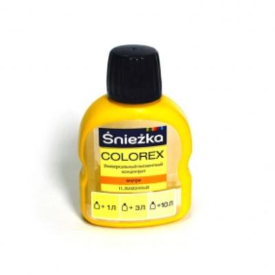 Пигмент концентрат Sniezka Colorex №11 лимонный 100 мл