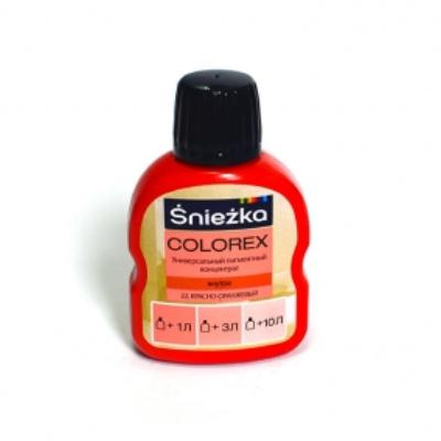Пигмент концентрат Sniezka Colorex №22 красно-оранжевый 100 мл