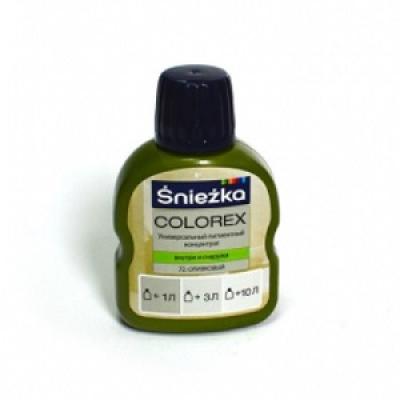 Пигмент концентрат Sniezka Colorex №72 оливковый 100 мл